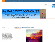 Tablet Screenshot of barefooteconomist.com